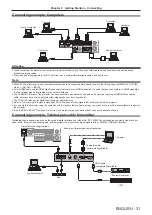 Preview for 31 page of Panasonic PT-RW430UK Operating Instruction