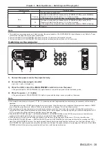 Preview for 35 page of Panasonic PT-RW430UK Operating Instruction