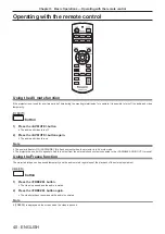 Preview for 40 page of Panasonic PT-RW430UK Operating Instruction