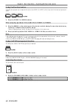 Preview for 42 page of Panasonic PT-RW430UK Operating Instruction