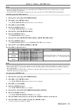 Preview for 51 page of Panasonic PT-RW430UK Operating Instruction