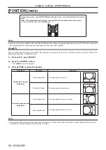 Preview for 54 page of Panasonic PT-RW430UK Operating Instruction