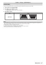 Preview for 57 page of Panasonic PT-RW430UK Operating Instruction