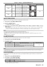 Preview for 59 page of Panasonic PT-RW430UK Operating Instruction