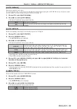 Preview for 69 page of Panasonic PT-RW430UK Operating Instruction