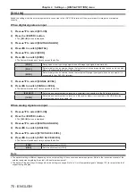 Preview for 70 page of Panasonic PT-RW430UK Operating Instruction