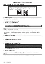 Preview for 76 page of Panasonic PT-RW430UK Operating Instruction