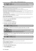 Preview for 78 page of Panasonic PT-RW430UK Operating Instruction