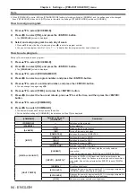 Preview for 84 page of Panasonic PT-RW430UK Operating Instruction