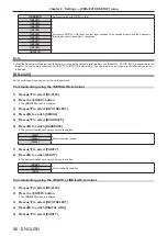 Preview for 86 page of Panasonic PT-RW430UK Operating Instruction