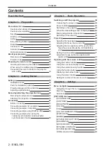 Preview for 2 page of Panasonic PT-RW620 Operating Instructions Manual