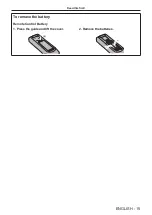 Preview for 15 page of Panasonic PT-RW620 Operating Instructions Manual