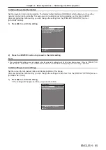 Preview for 65 page of Panasonic PT-RW620 Operating Instructions Manual