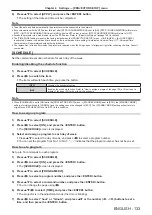 Preview for 133 page of Panasonic PT-RW620 Operating Instructions Manual