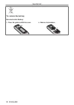 Preview for 10 page of Panasonic PT-RW630 series Operating Instructions Manual