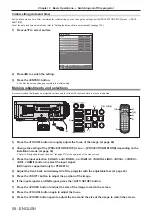 Preview for 58 page of Panasonic PT-RW630 series Operating Instructions Manual