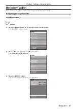 Preview for 67 page of Panasonic PT-RW630 series Operating Instructions Manual