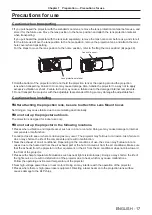 Предварительный просмотр 17 страницы Panasonic PT-RW730 Operating Instructions Manual