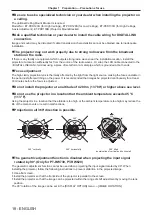 Предварительный просмотр 18 страницы Panasonic PT-RW730 Operating Instructions Manual