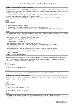 Предварительный просмотр 71 страницы Panasonic PT-RW730 Operating Instructions Manual