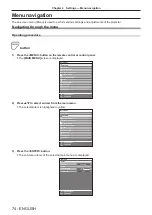 Предварительный просмотр 74 страницы Panasonic PT-RW730 Operating Instructions Manual