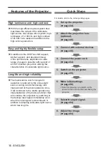 Preview for 16 page of Panasonic PT-RZ11K Operating Instructions Manual