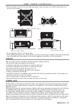 Preview for 21 page of Panasonic PT-RZ11K Operating Instructions Manual