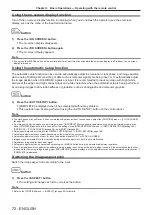 Preview for 72 page of Panasonic PT-RZ11K Operating Instructions Manual