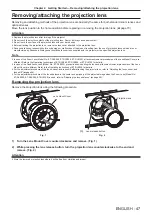 Preview for 47 page of Panasonic PT-RZ120BEJ Operating Instructions Manual