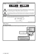 Preview for 6 page of Panasonic PT-RZ120LBU7 Operating Instructions Manual