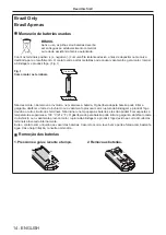 Предварительный просмотр 14 страницы Panasonic PT-RZ16K Operating Instructions (Functional Manual)