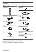 Предварительный просмотр 24 страницы Panasonic PT-RZ16K Operating Instructions (Functional Manual)