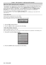 Предварительный просмотр 62 страницы Panasonic PT-RZ16K Operating Instructions (Functional Manual)