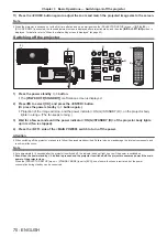 Предварительный просмотр 70 страницы Panasonic PT-RZ16K Operating Instructions (Functional Manual)