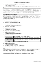 Предварительный просмотр 75 страницы Panasonic PT-RZ16K Operating Instructions (Functional Manual)