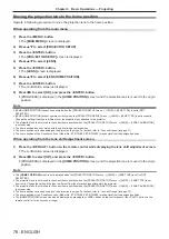 Предварительный просмотр 76 страницы Panasonic PT-RZ16K Operating Instructions (Functional Manual)