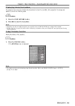 Предварительный просмотр 83 страницы Panasonic PT-RZ16K Operating Instructions (Functional Manual)