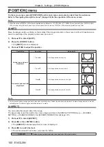 Предварительный просмотр 100 страницы Panasonic PT-RZ16K Operating Instructions (Functional Manual)