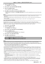 Предварительный просмотр 151 страницы Panasonic PT-RZ16K Operating Instructions (Functional Manual)