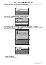 Предварительный просмотр 163 страницы Panasonic PT-RZ16K Operating Instructions (Functional Manual)