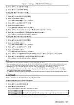 Предварительный просмотр 167 страницы Panasonic PT-RZ16K Operating Instructions (Functional Manual)