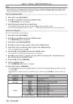 Предварительный просмотр 168 страницы Panasonic PT-RZ16K Operating Instructions (Functional Manual)