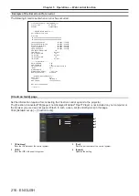 Предварительный просмотр 216 страницы Panasonic PT-RZ16K Operating Instructions (Functional Manual)