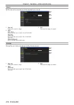 Предварительный просмотр 218 страницы Panasonic PT-RZ16K Operating Instructions (Functional Manual)