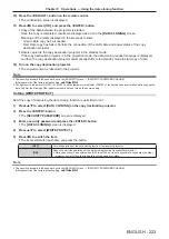 Предварительный просмотр 223 страницы Panasonic PT-RZ16K Operating Instructions (Functional Manual)