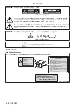 Preview for 6 page of Panasonic PT-RZ21K Operating Instructions Manual