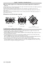 Preview for 20 page of Panasonic PT-RZ21K Operating Instructions Manual