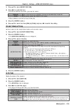 Preview for 173 page of Panasonic PT-RZ21K Operating Instructions Manual