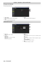 Предварительный просмотр 204 страницы Panasonic PT-RZ31K Operating Instructions Manual