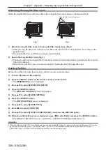 Предварительный просмотр 258 страницы Panasonic PT-RZ31K Operating Instructions Manual